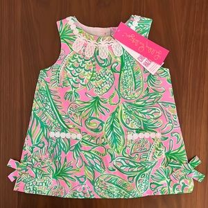 NEW WITH TAGS! Baby Lilly Pulitzer Knit Shift Dress with Bloomers